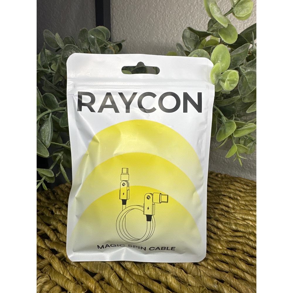 Raycon Magic Spin Cable 3.3ft USB-C to USB-C Braided Nylon